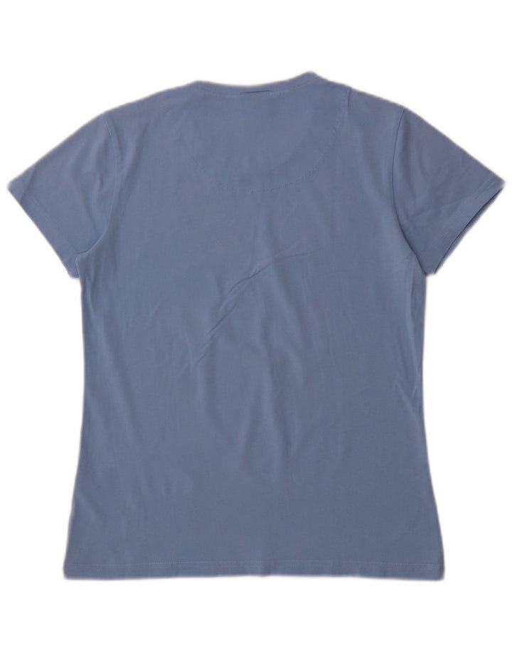 NIKE Womens T-Shirt Top UK 10/12 Medium Blue
