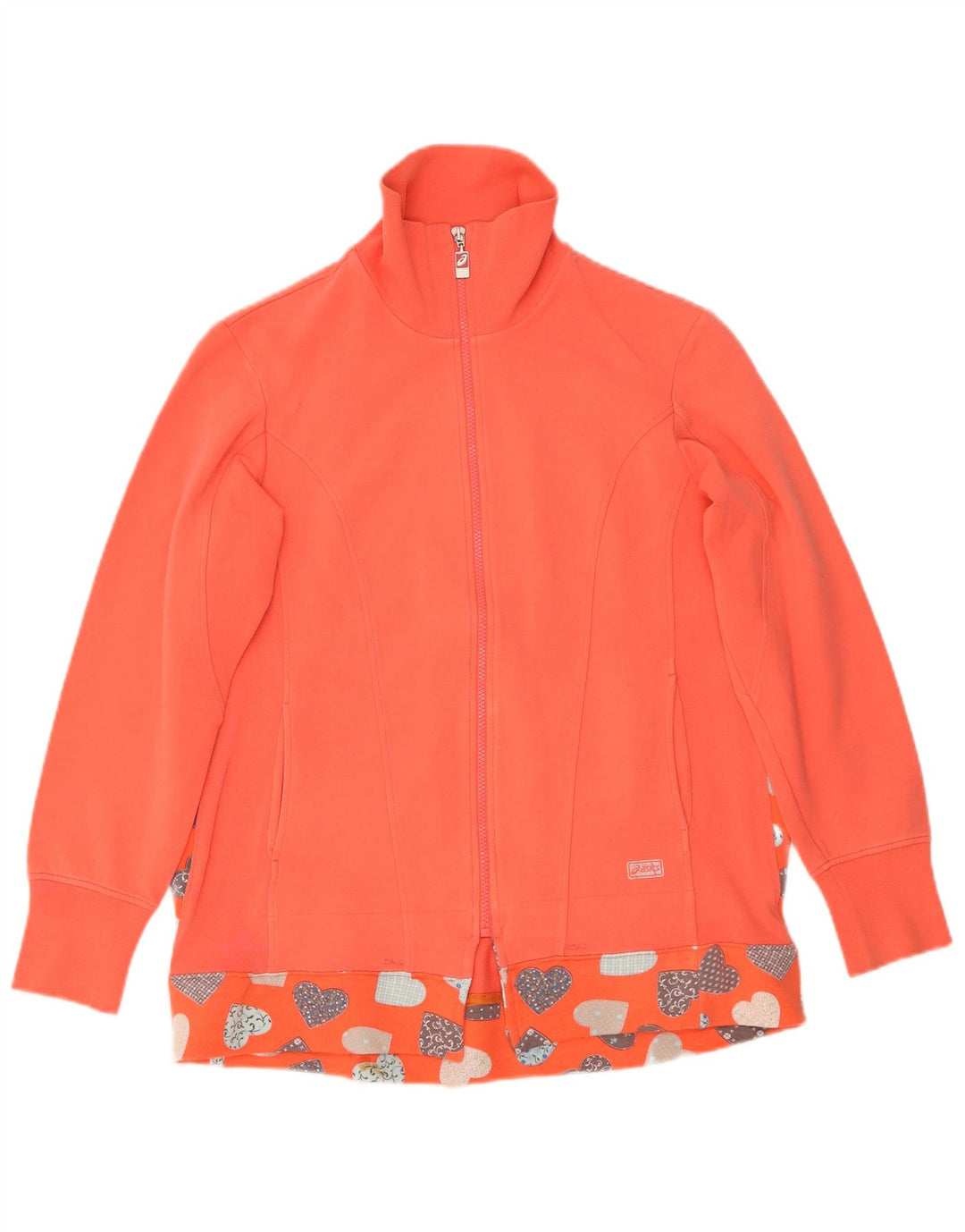 Asics træningsdragt topjakke til kvinder UK 16 Large Orange Heart