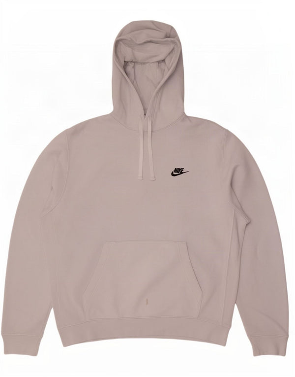 Nike Herre hættetrøje Jumper Large Grå Bomuld