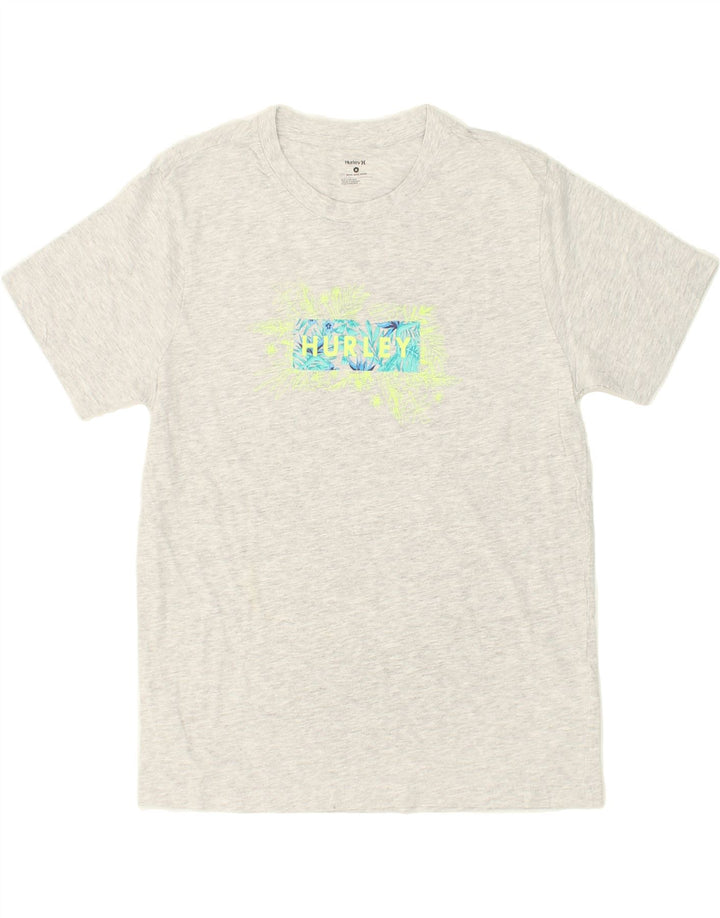 HURLEY Mens Graphic T-Shirt Top Medium Grey Cotton Vintage Hurley and Second-Hand Hurley from Messina Hembry 
