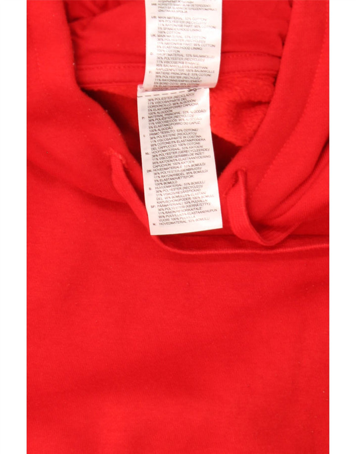 Adidas Herre hættetrøje Jumper XL Rød Polyester