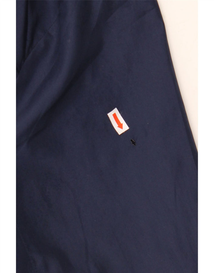 Umbro Regnjakke med hætte til mænd UK 44 2XL Navy Blue Colourblock Polyester