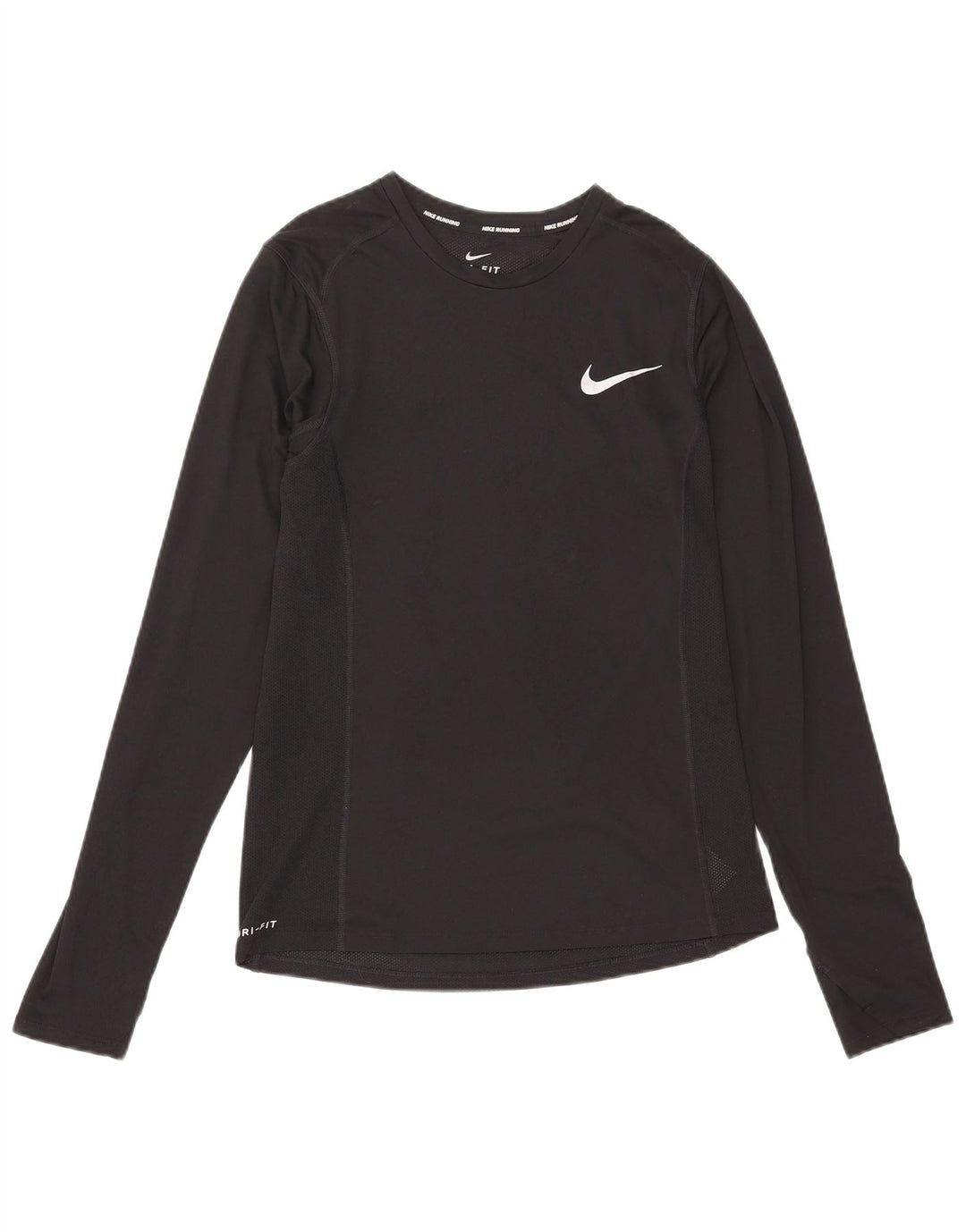 Nike Herre Dri Fit Top Langærmet Lille Sort Polyester