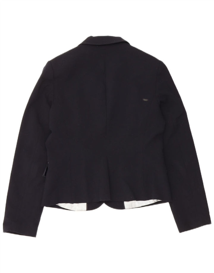 CALVIN KLEIN Dame 2-knaps blazerjakke UK 14 Medium Navy Blue