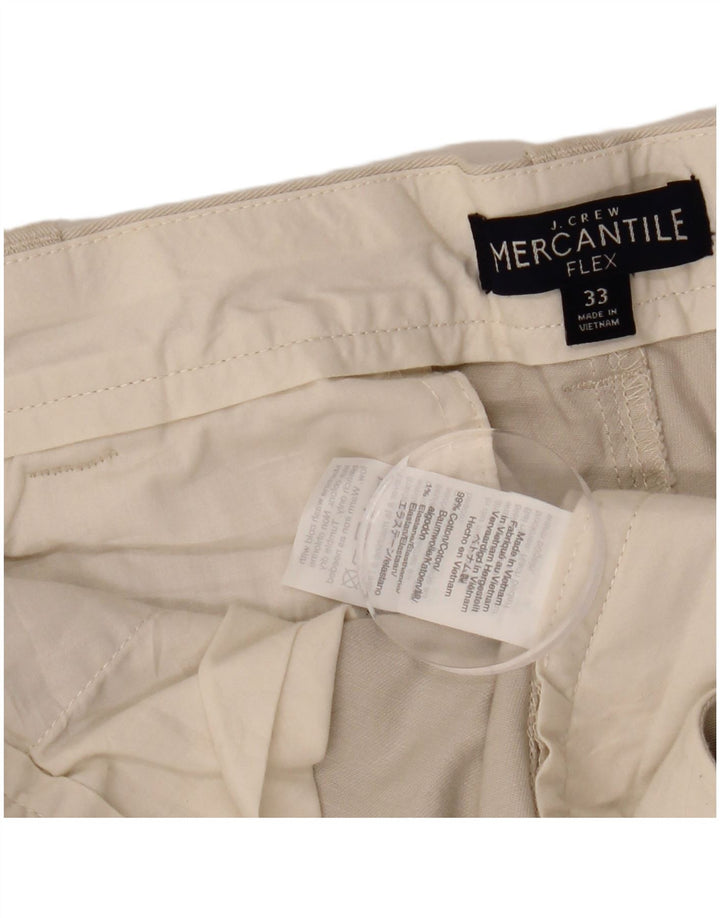 J. CREW Mercantile Chino Shorts til mænd W33 Medium Beige Bomuld