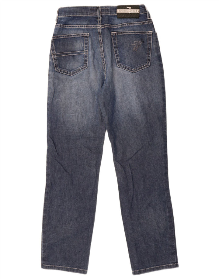 Trussardi lige jeans til kvinder W31 L27 blå bomuld
