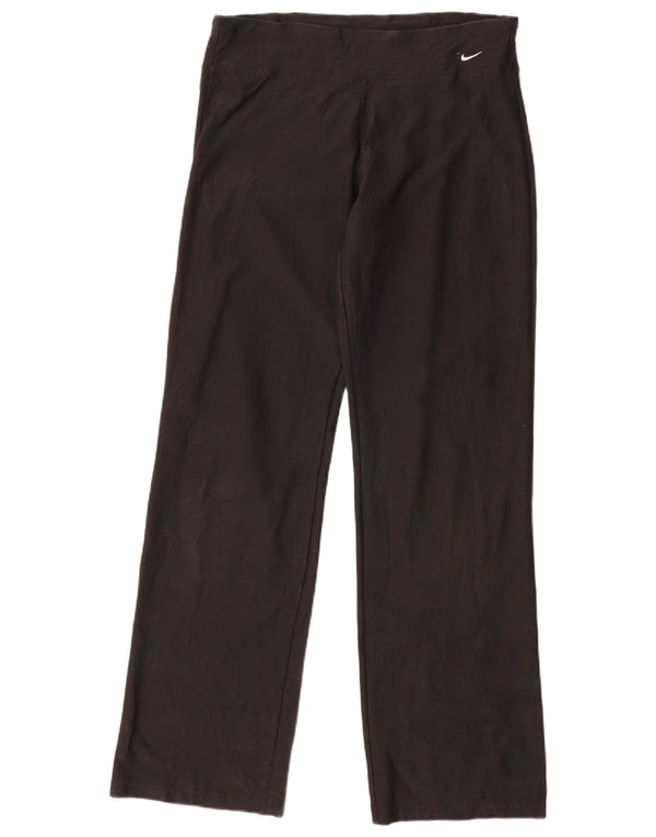 Nike træningsdragtsbukser til kvinder US 8/10 Medium Black Polyester
