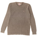 Tommy Hilfiger Herre sweater med rund hals XL Grå bomuld