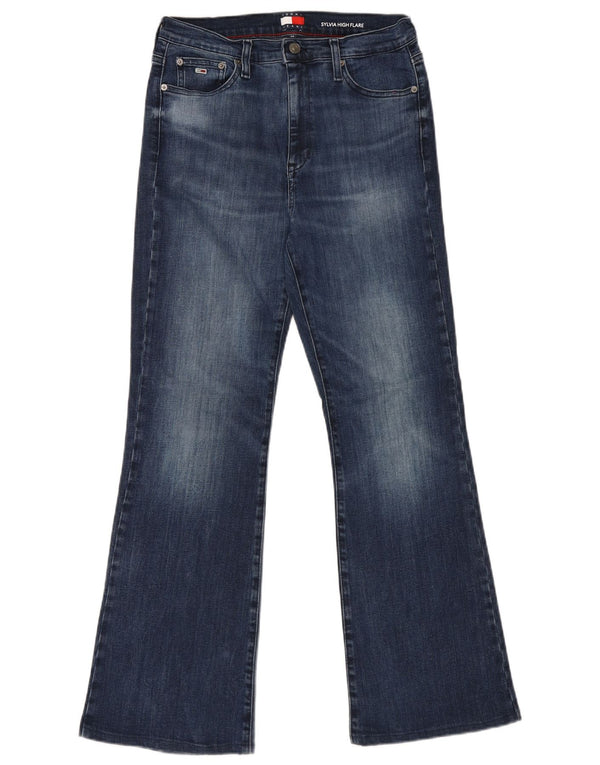 Tommy Hilfiger Dame Sylvia Flared Jeans W30 L32 Marineblå Bomuld