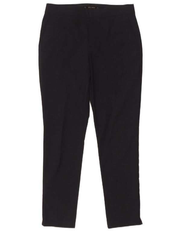 Zara Womens Slim Suit Trousers EU 34 2XS W24 L27 Black Polyester