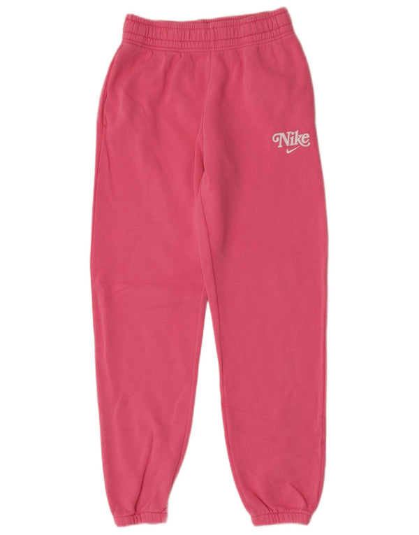Nike piger grafisk træningsdragt bukser jogger 12-13 år stor pink bomuld