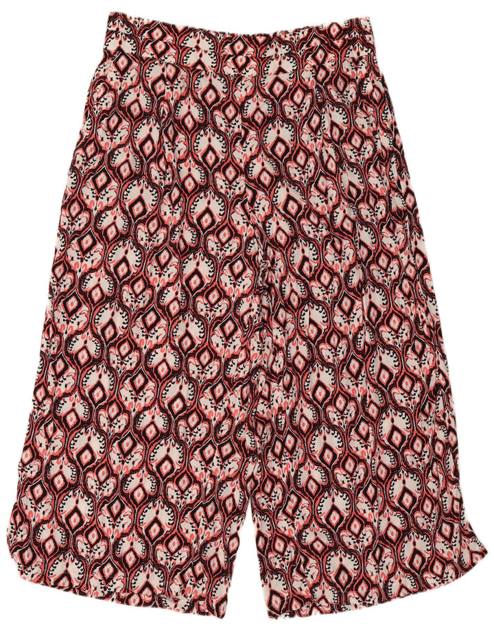 Marks & Spencer Dame Cropped Trousers UK 16 Large W34 L24 Multicolored