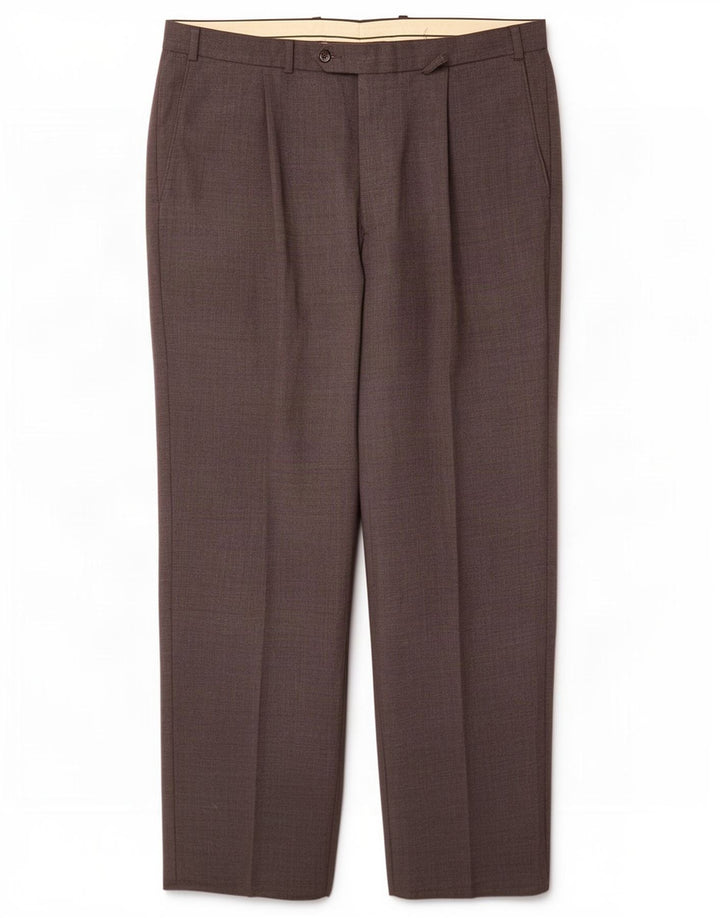 Marks & Spencer Herre Pegged Suit Bukser W36 L29 Grå Polyester