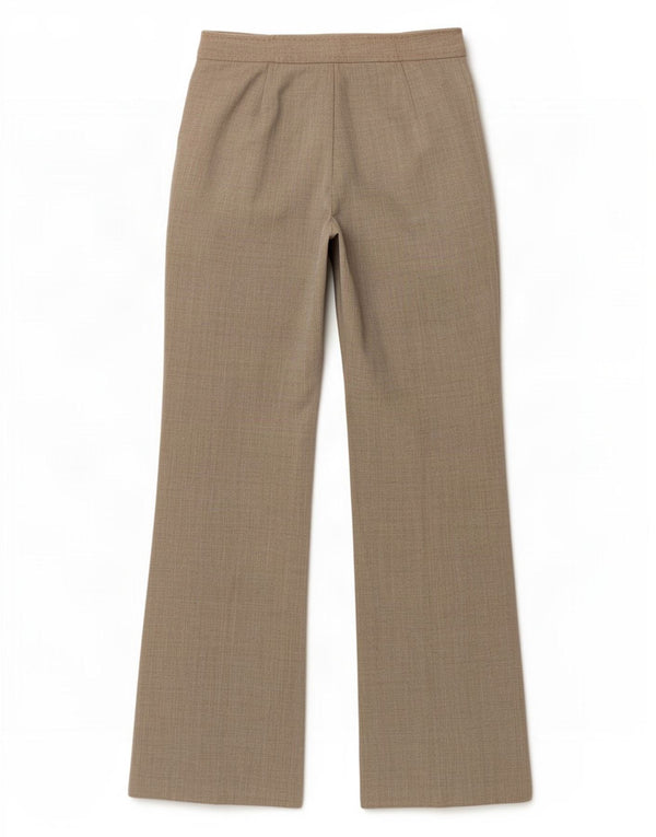 Marks & Spencer Womens Wide Leg Casual Trousers UK 10 Small W28 L30 Grey