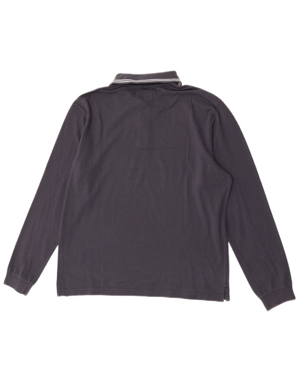 Champion Herre Easy Fit Langærmet Polo Shirt XL Navy Blue