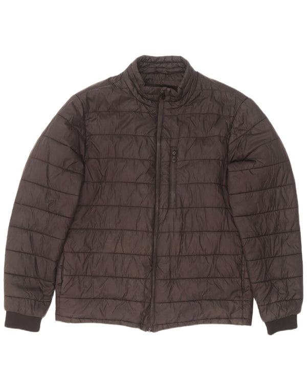 Zara Polstret Herrejakke UK 40 Stor Sort Polyamid