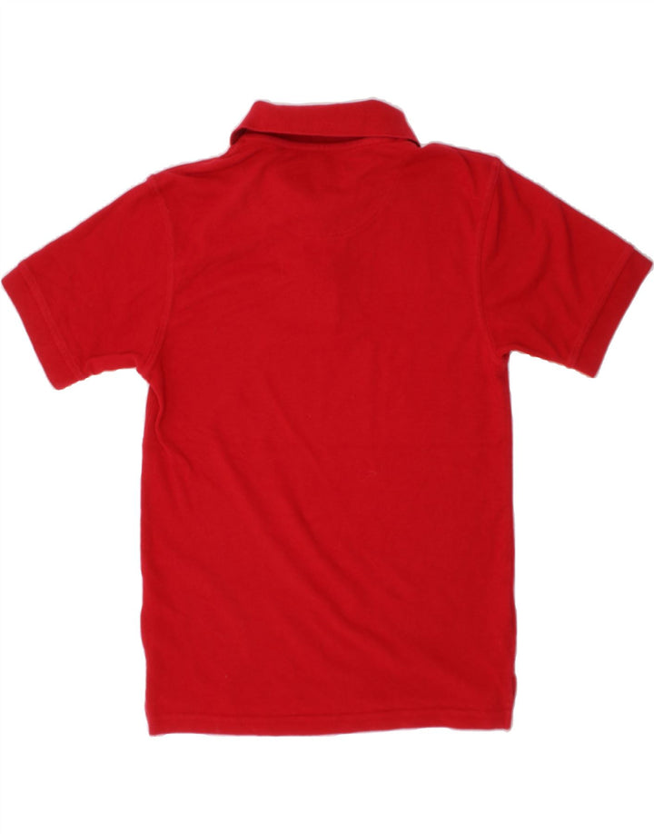 DOCKERS Boys Regular Polo Shirt 10-11 Years Medium Red Cotton Vintage Dockers and Second-Hand Dockers from Messina Hembry 