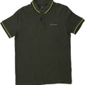 LOTTO Mens Polo Shirt Medium Green Cotton Vintage Lotto and Second-Hand Lotto from Messina Hembry 