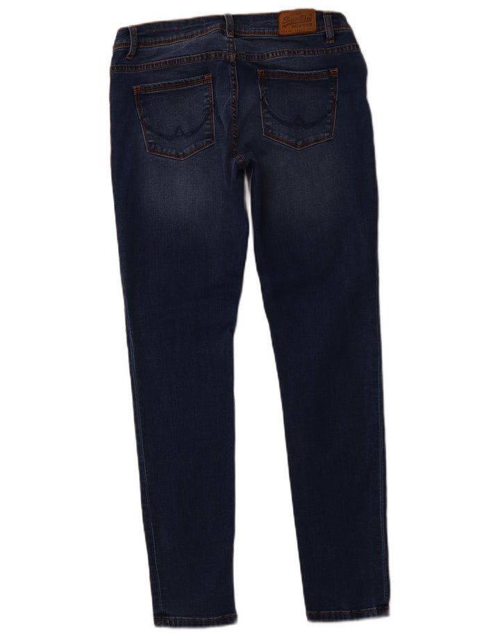 SUPERDRY Dame Alexia Jegging Skinny Jeans W28 L28 Blå Bomuld