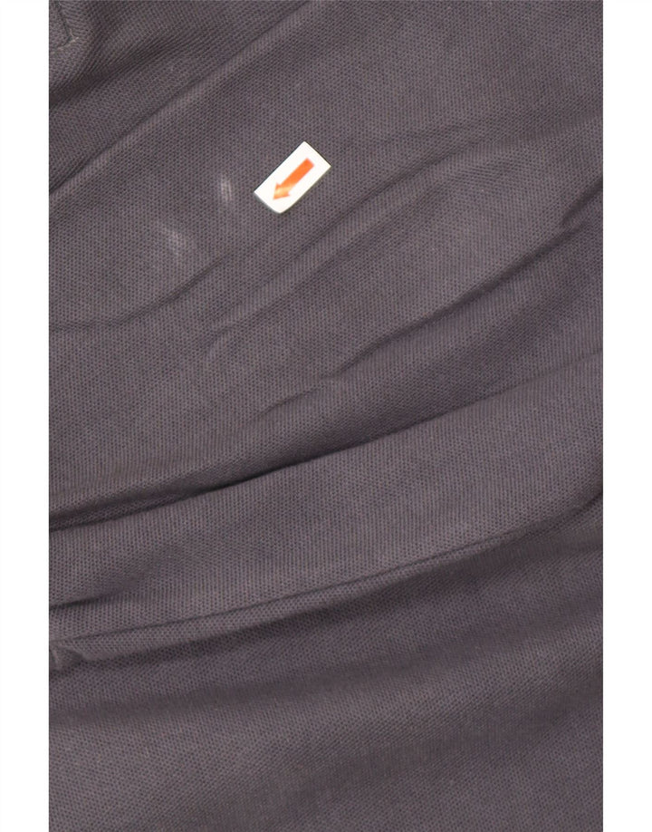 DIADORA Langærmet herre poloshirt IT 48 Mellemgrå bomuld