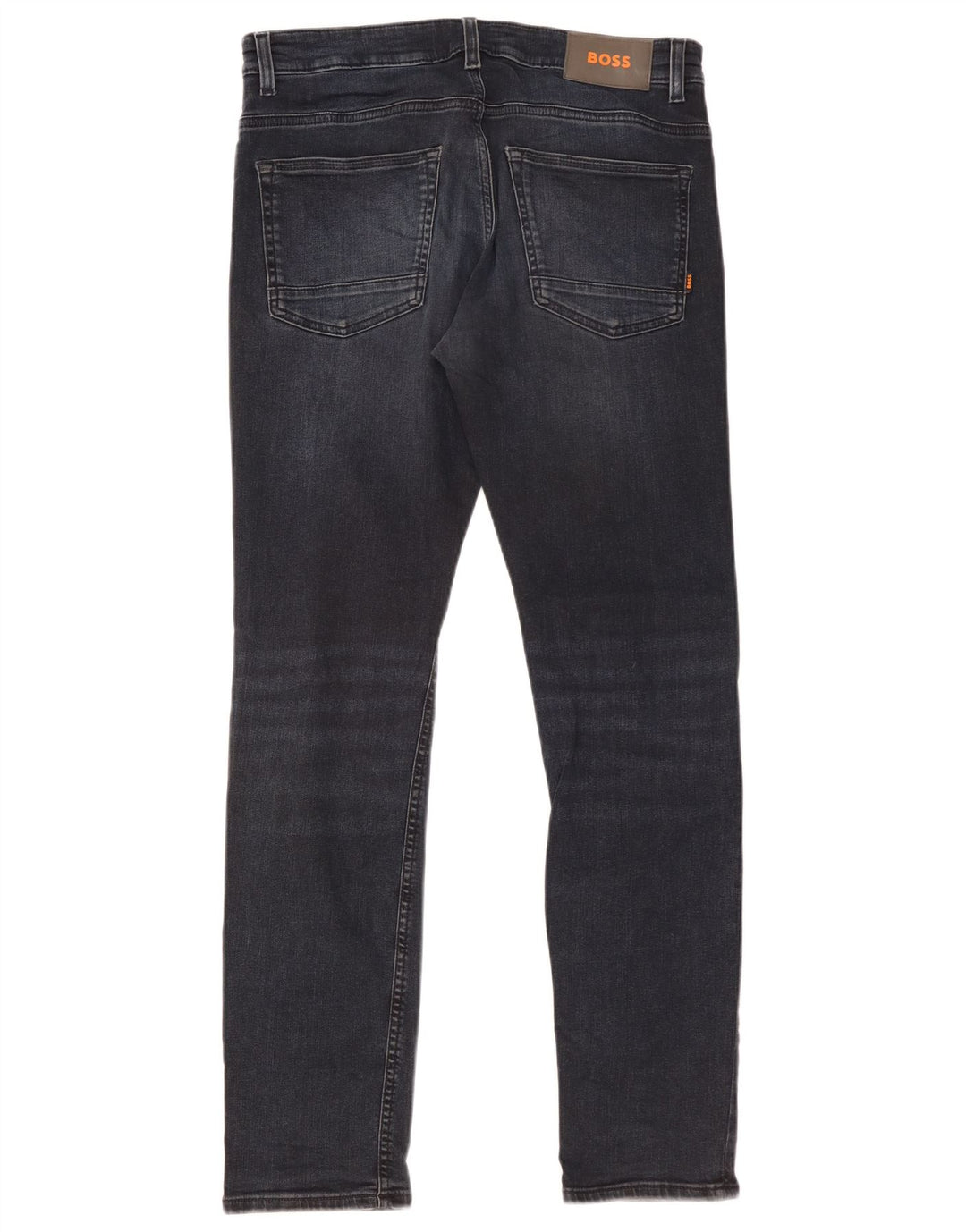 Hugo Boss Herre Slim Jeans W31 L32 Marineblå Bomuld