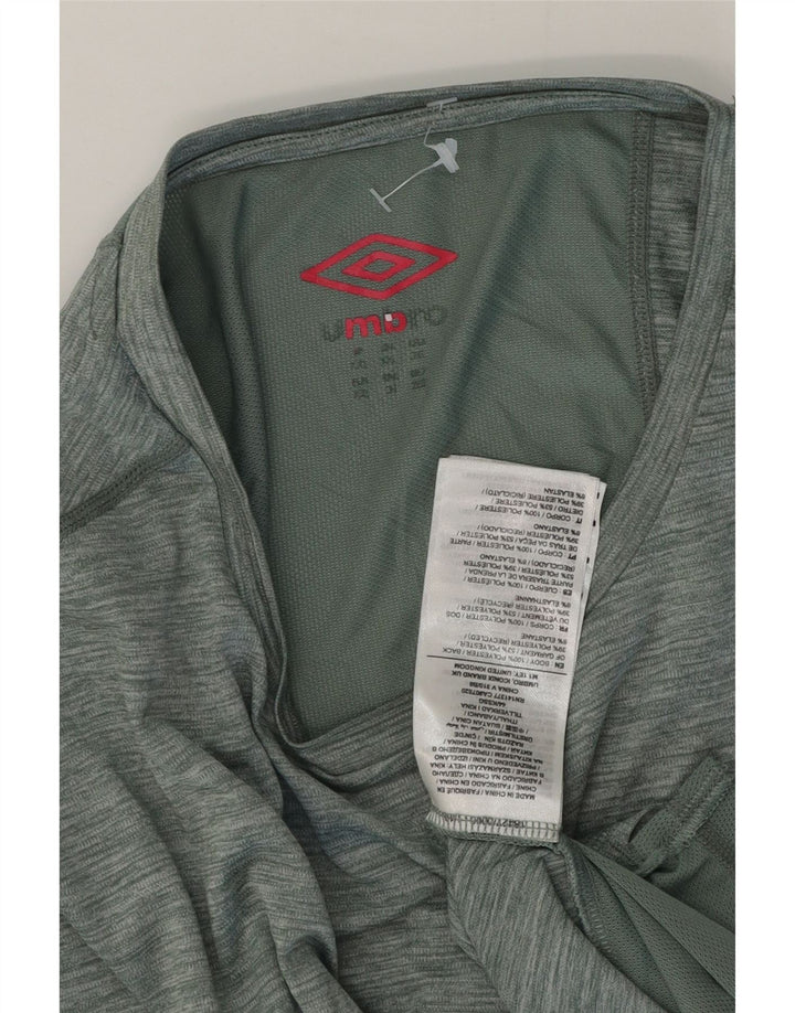 Umbro Herre T-Shirt Top 2XL Grøn Flecked Polyester