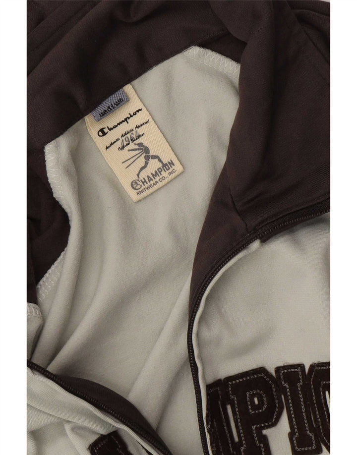 Champion Herre grafisk træningsdragt Topjakke Medium Grey Colourblock