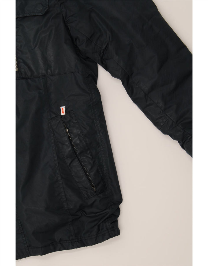 CHAMPION Mens Windbreaker Jacket UK 40 Large Navy Blue Polyamide Vintage Champion and Second-Hand Champion from Messina Hembry 