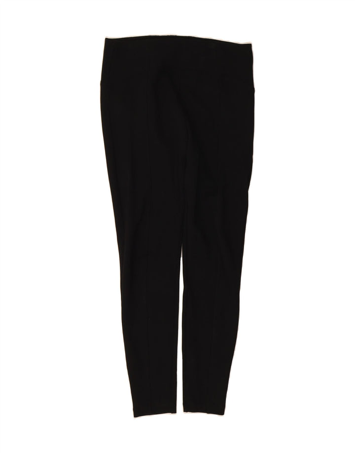 MARKS & SPENCER Womens Leggings UK 14 Medium  Black Viscose Vintage Marks & Spencer and Second-Hand Marks & Spencer from Messina Hembry 