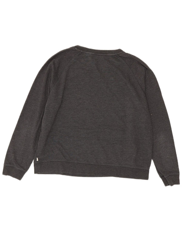Levi's Dame grafisk sweatshirt Jumper UK 18 XL Grå Bomuld