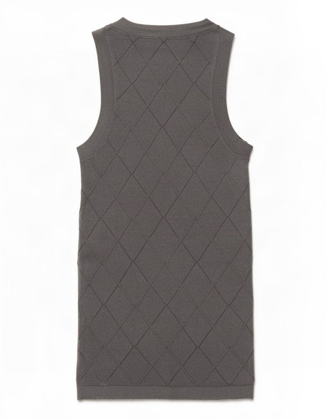 Zara Damevest Top UK 6 XS Grå Geometrisk Viscose