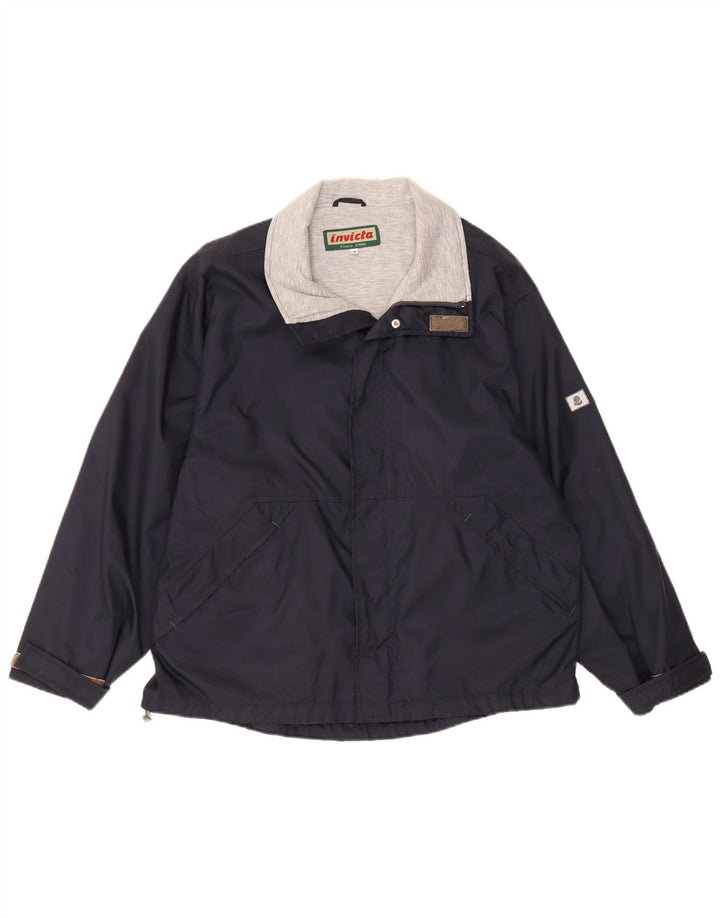 Invicta Herre Windbreaker Jacket UK 38 Medium Navy Blue