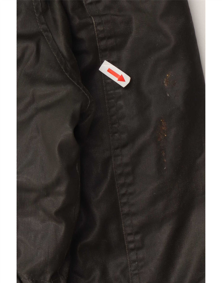Threadbare Herre Hætte Vokset Bomuldsjakke UK 40 Large Green