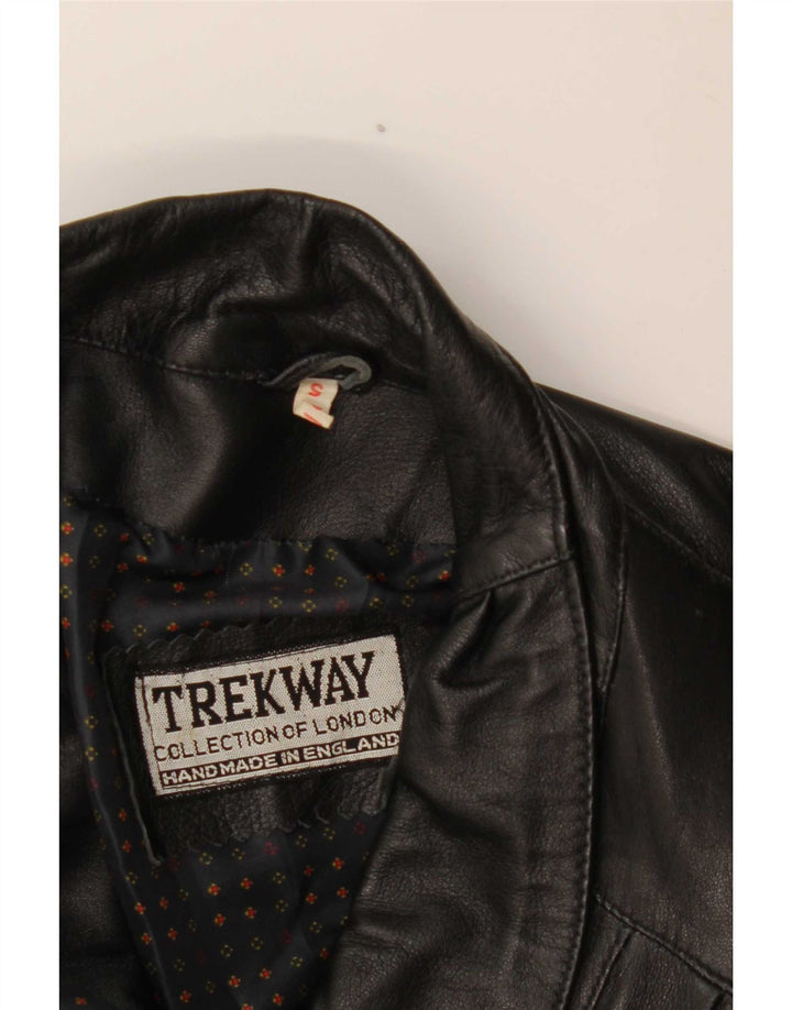 Trekway læderfrakke til kvinder UK 10 Small Black