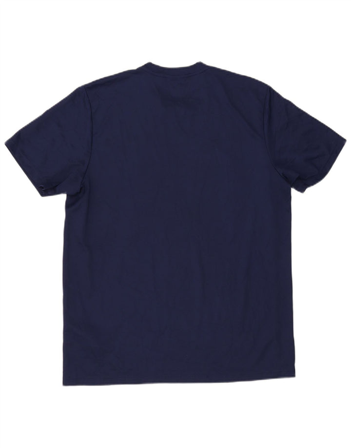 Adidas Herre Aeroready T-Shirt Top Stor Marineblå Polyester
