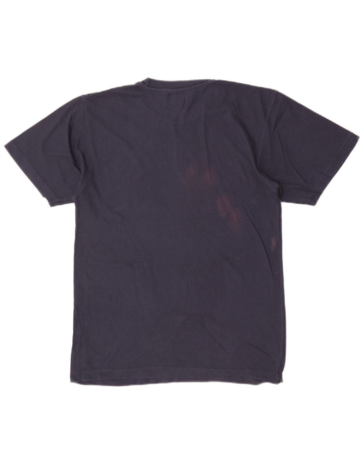 Levi's herre T-shirt top mellem marineblå bomuld