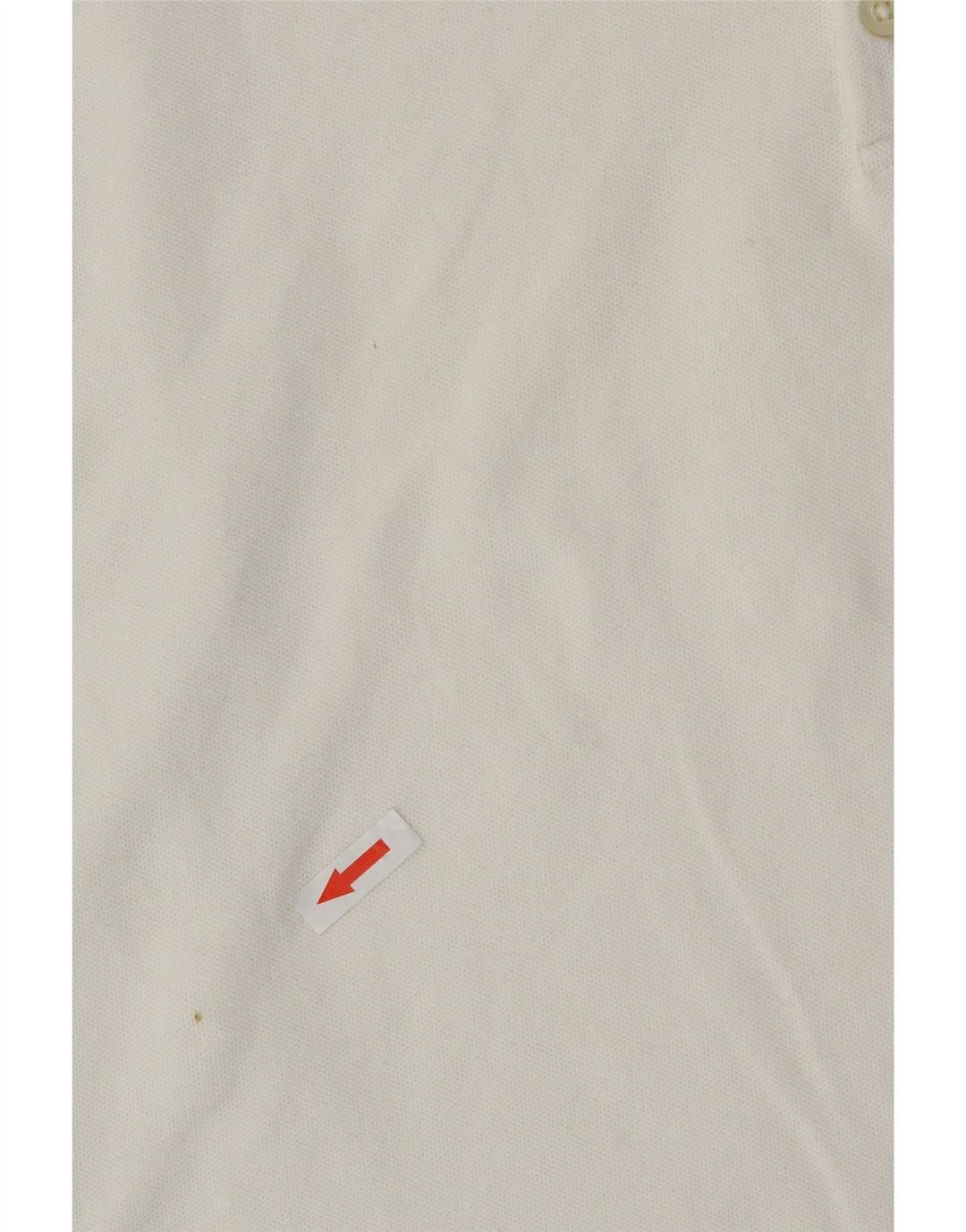 Polo Ralph Lauren Dame Polo Shirt Large Off White Bomuld