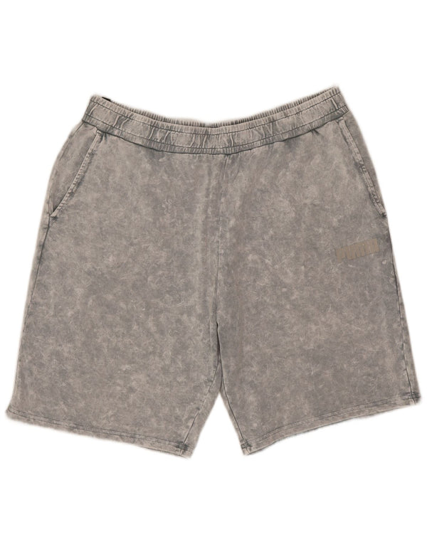 Puma Herre Sportshorts 2XL Grå Tie Dye Bomuld