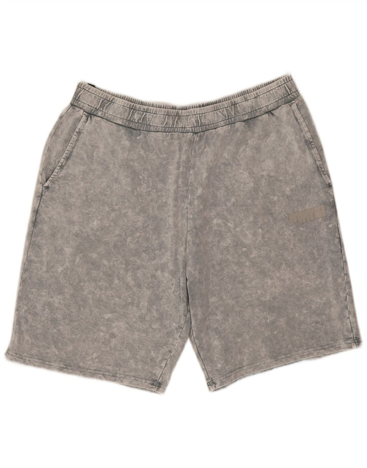 Puma Herre Sportshorts 2XL Grå Tie Dye Bomuld