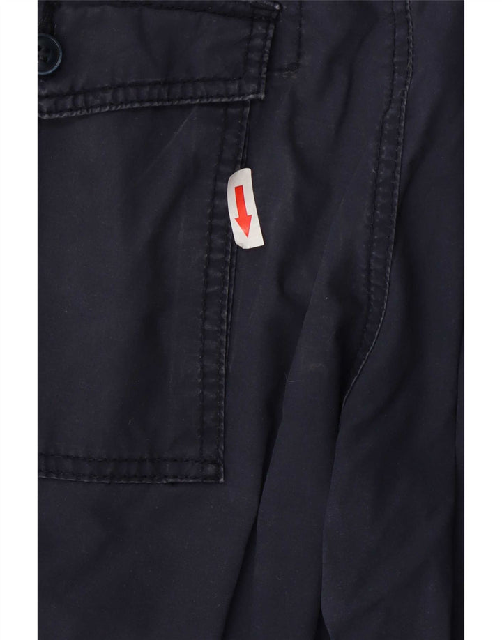 Calvin Klein Herre Chino Shorts W32 Medium Navyblå Bomuld