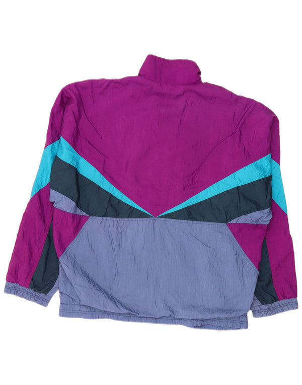 Diadora Træningsdragt til mænd Topjakke XL Lilla Colourblock Nylon