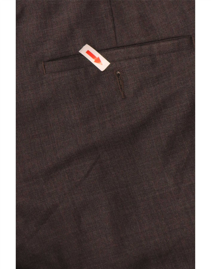 Marks & Spencer Herre Pegged Suit Bukser W36 L29 Grå Polyester