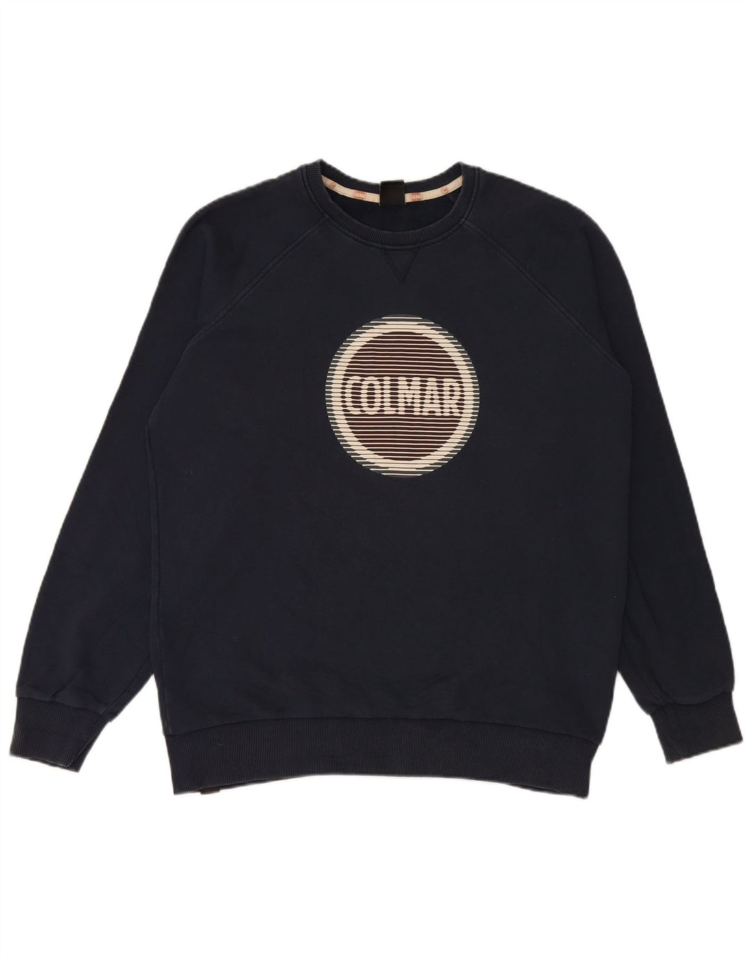COLMAR Mens Graphic Sweatshirt Jumper 2XL Navy Blue Cotton