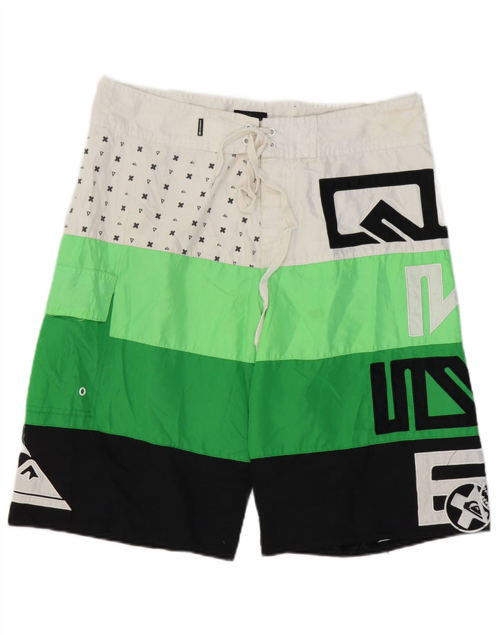 Quiksilver Badeshorts til mænd Medium Grøn Colourblock