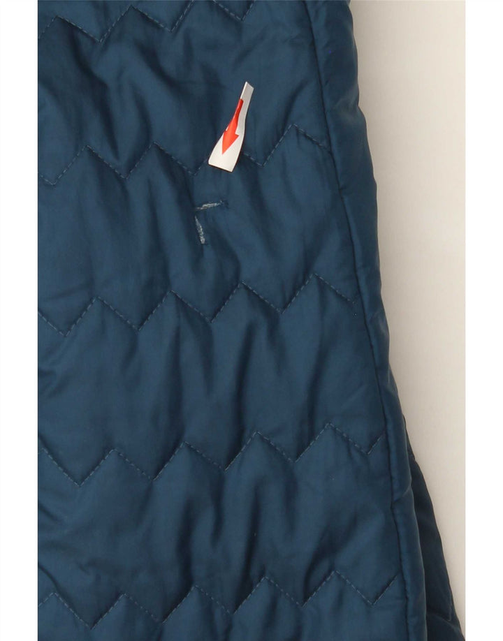 Puma Herre Hætte quiltet jakke UK 40 Large Navy Blue