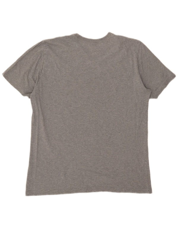 Nike Herre Standard Fit Grafisk T-Shirt Top XL Grå