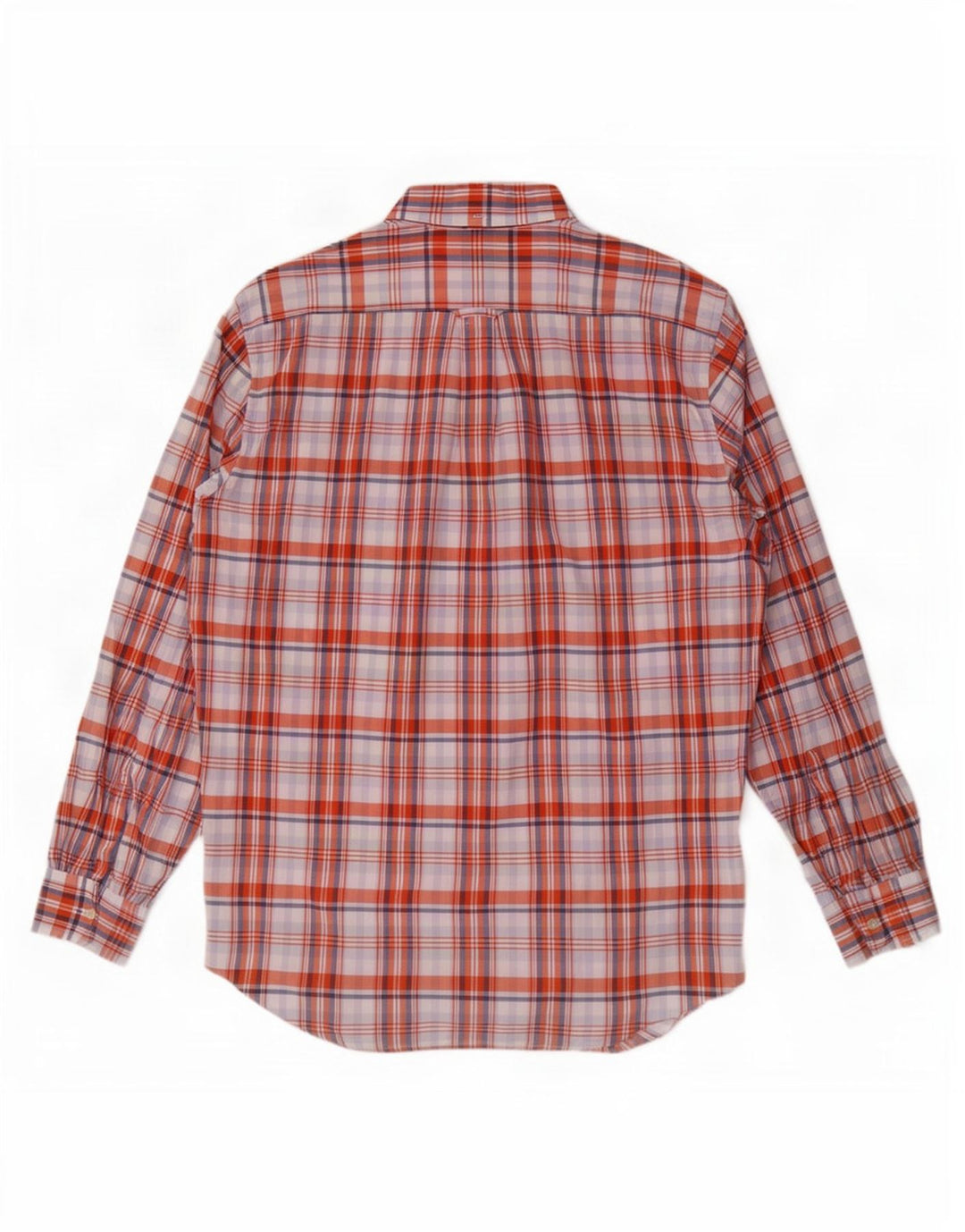 Gant herre Regular Fit skjorte størrelse 41/42 16 1/2 Large rød ternet bomuld