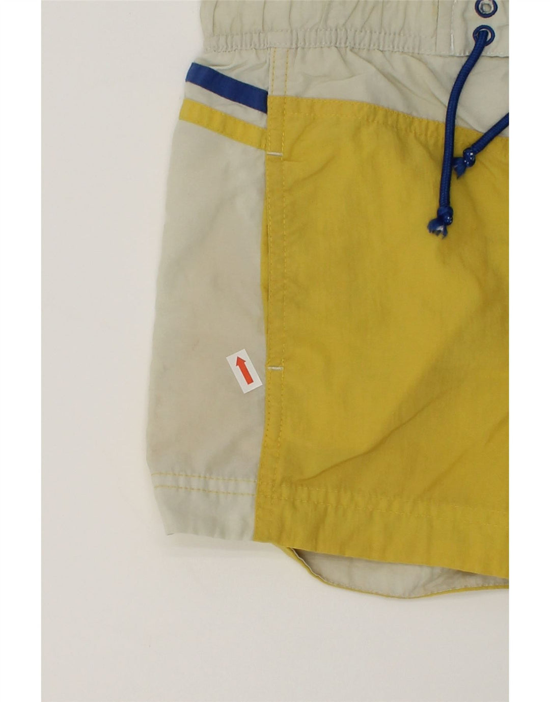 CHAMPION Boys Swimming Shorts 5-6 Years XS Yellow Polyamide | Vintage Champion | Thrift | Second-Hand Champion | Used Clothing | Messina Hembry 