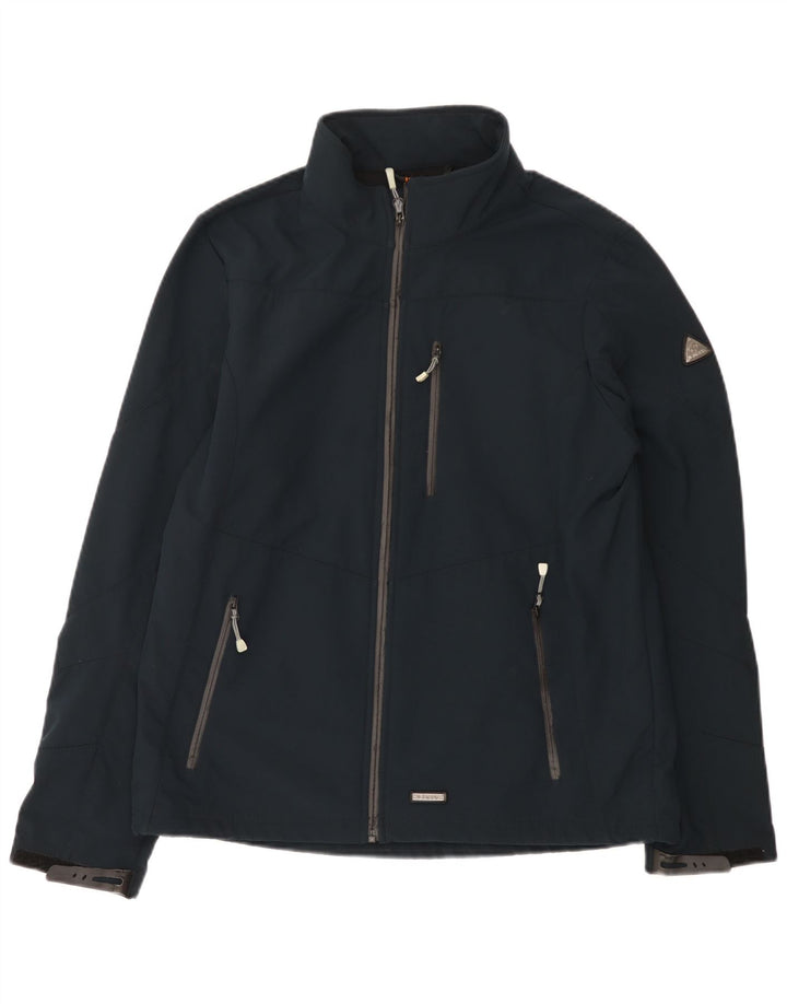 Iguana Herre Windbreaker Jacket UK 40 Large Navy Blue