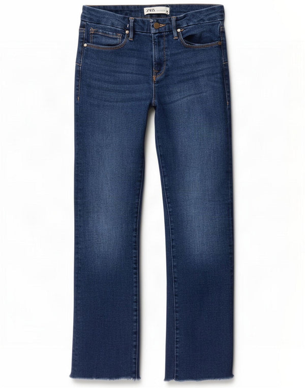 Zara Lige Jeans til kvinder EU 38 Small W28 L29 Blue